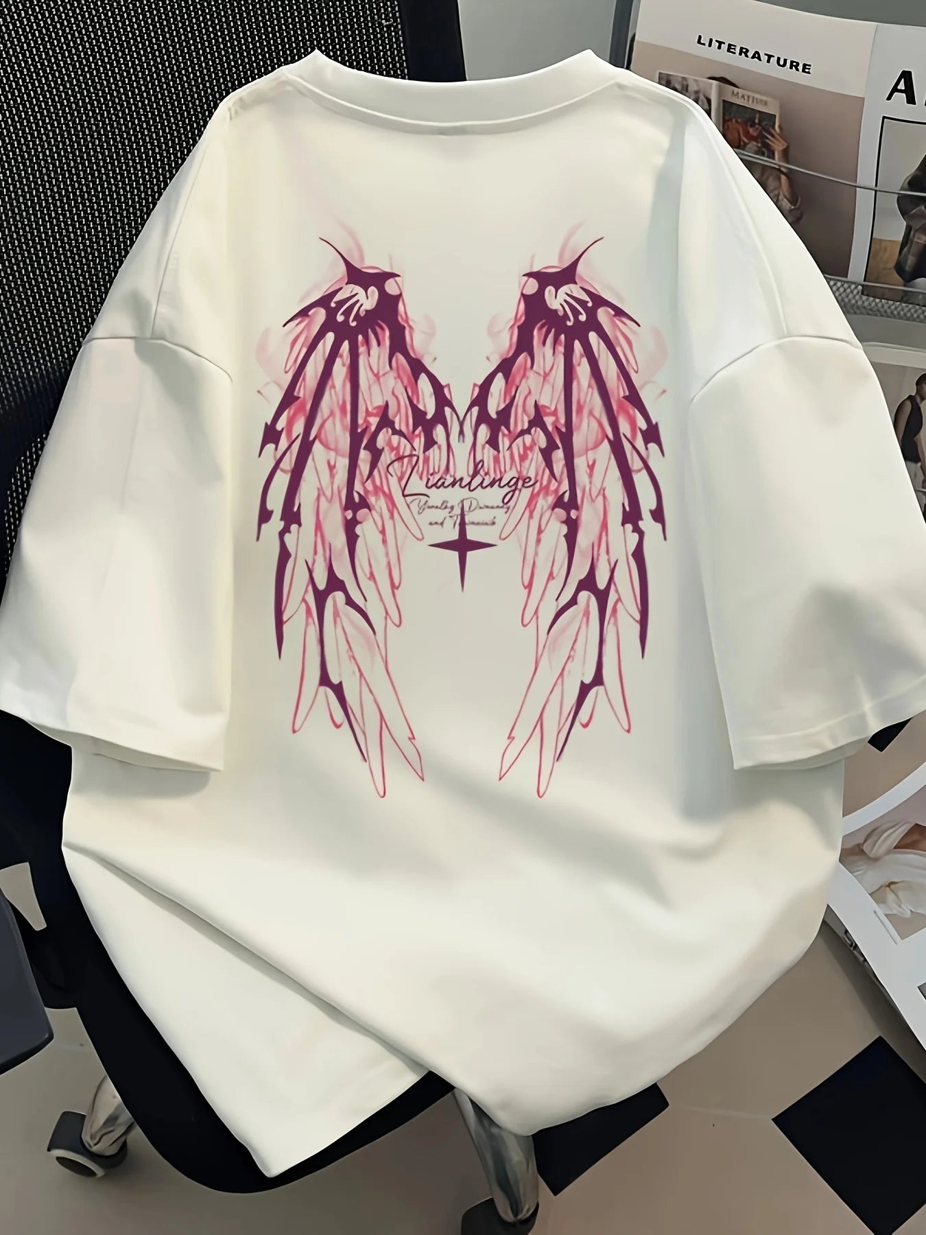 Camiseta Angel Wings Vintage