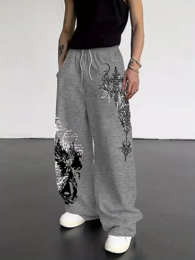 Gothic Punk Hip Hop Men's Casual