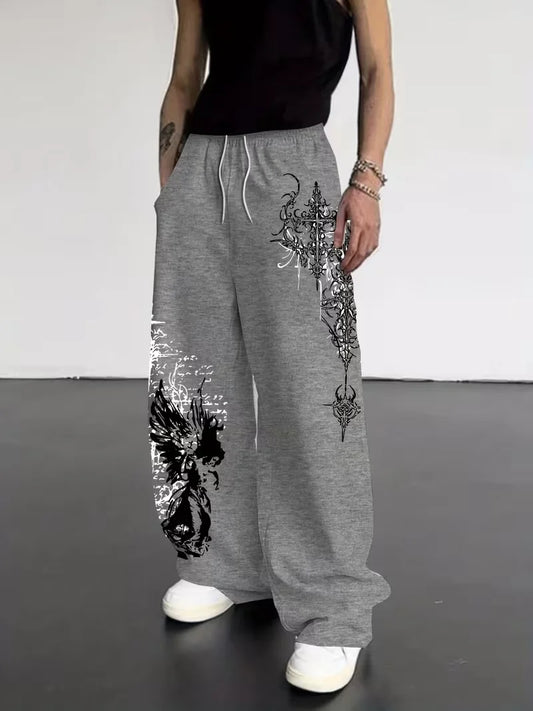 Gothic Punk Hip Hop Men's Casual