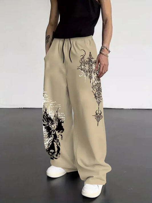 Gothic Punk Hip Hop Men's Casual