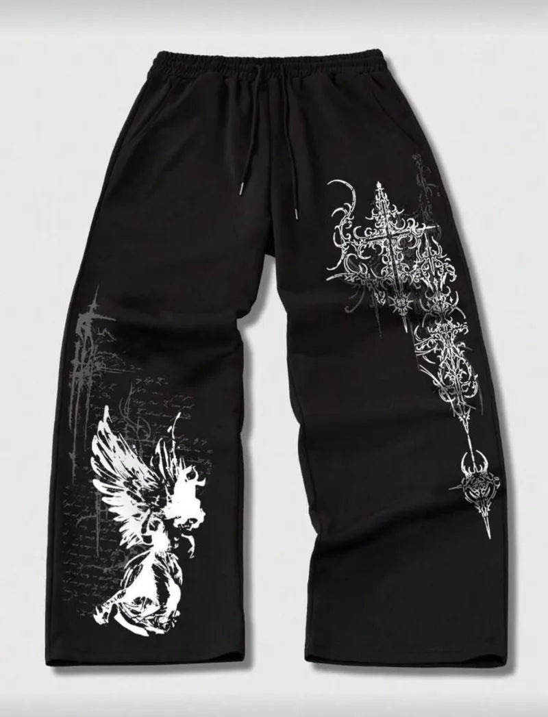 Pantalones Gothic Punk Harajuku