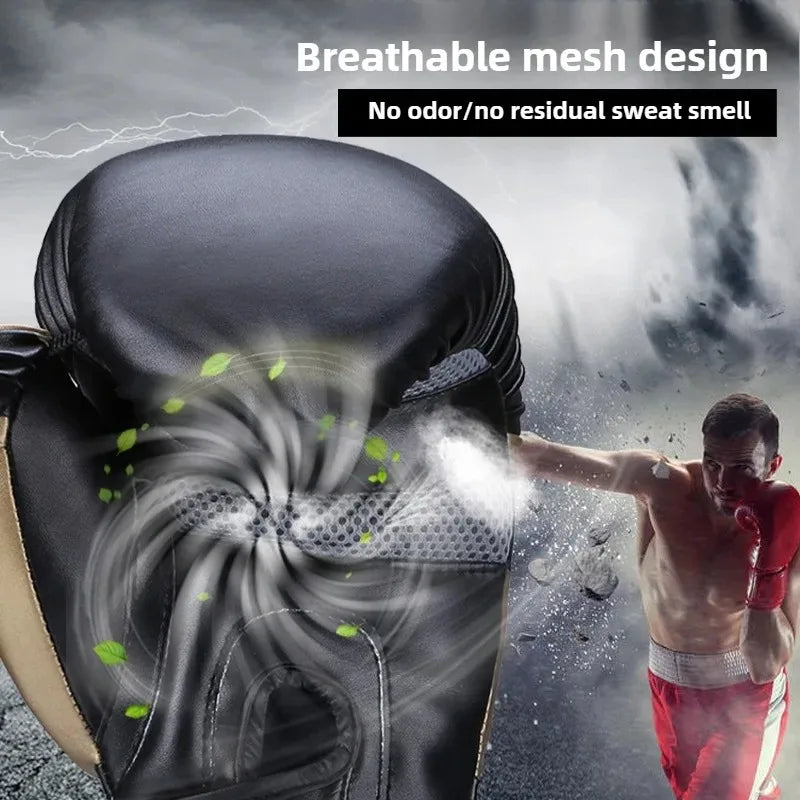 Guantes de boxeo 6oz, 8oz, 10oz, 12oz, 14oz, 16oz