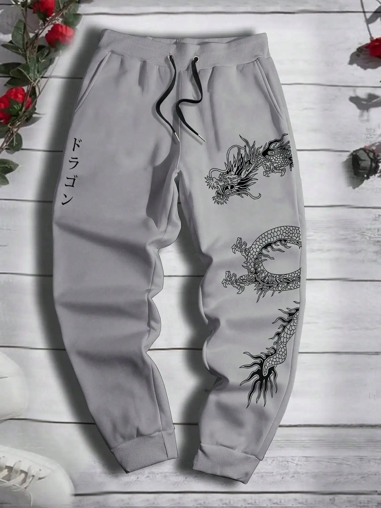 Dragon type pants casual