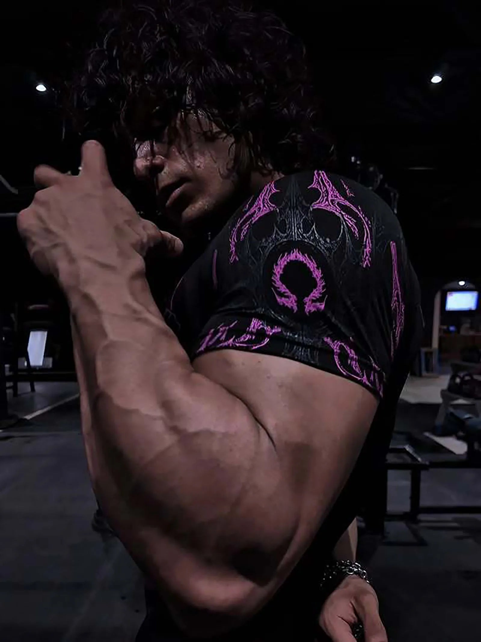 GYM T-shirt Men's Dark Gothic