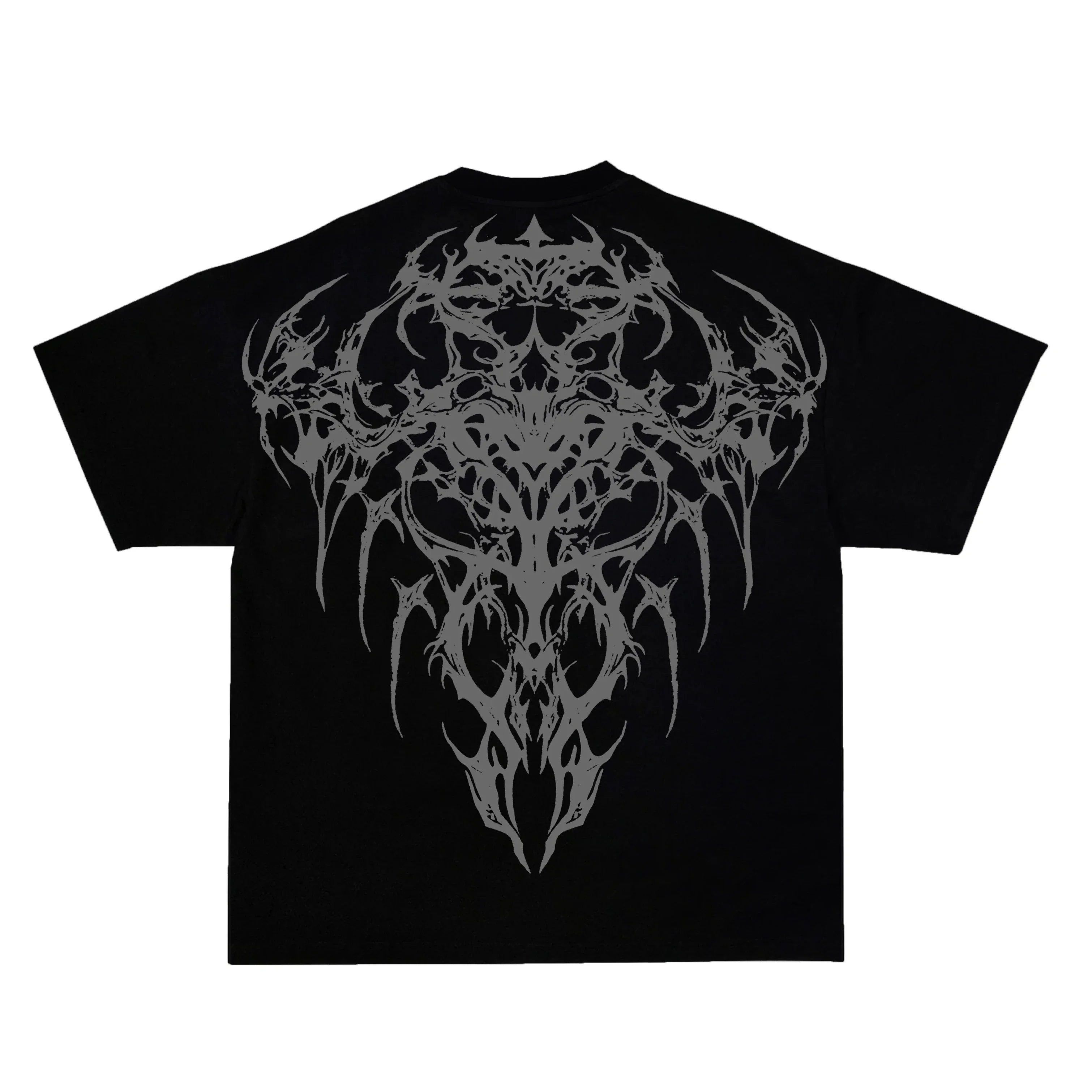 Camiseta Skull Spider Gothic Oversize