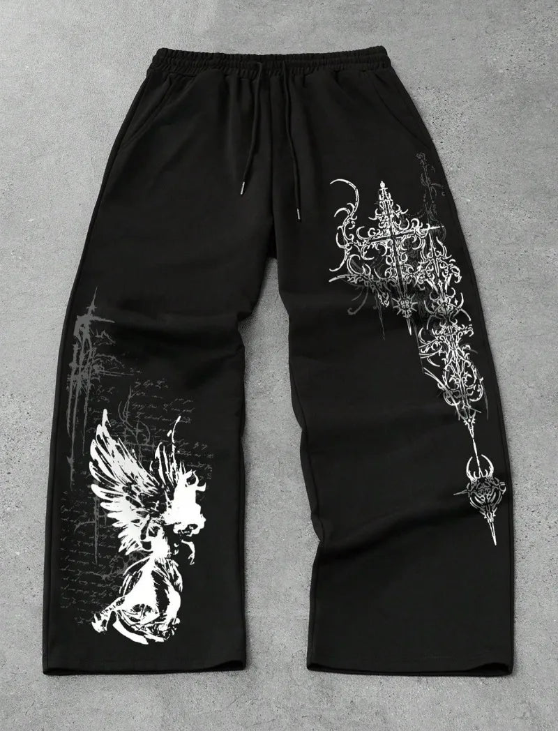 Pantalones Gothic Punk Harajuku