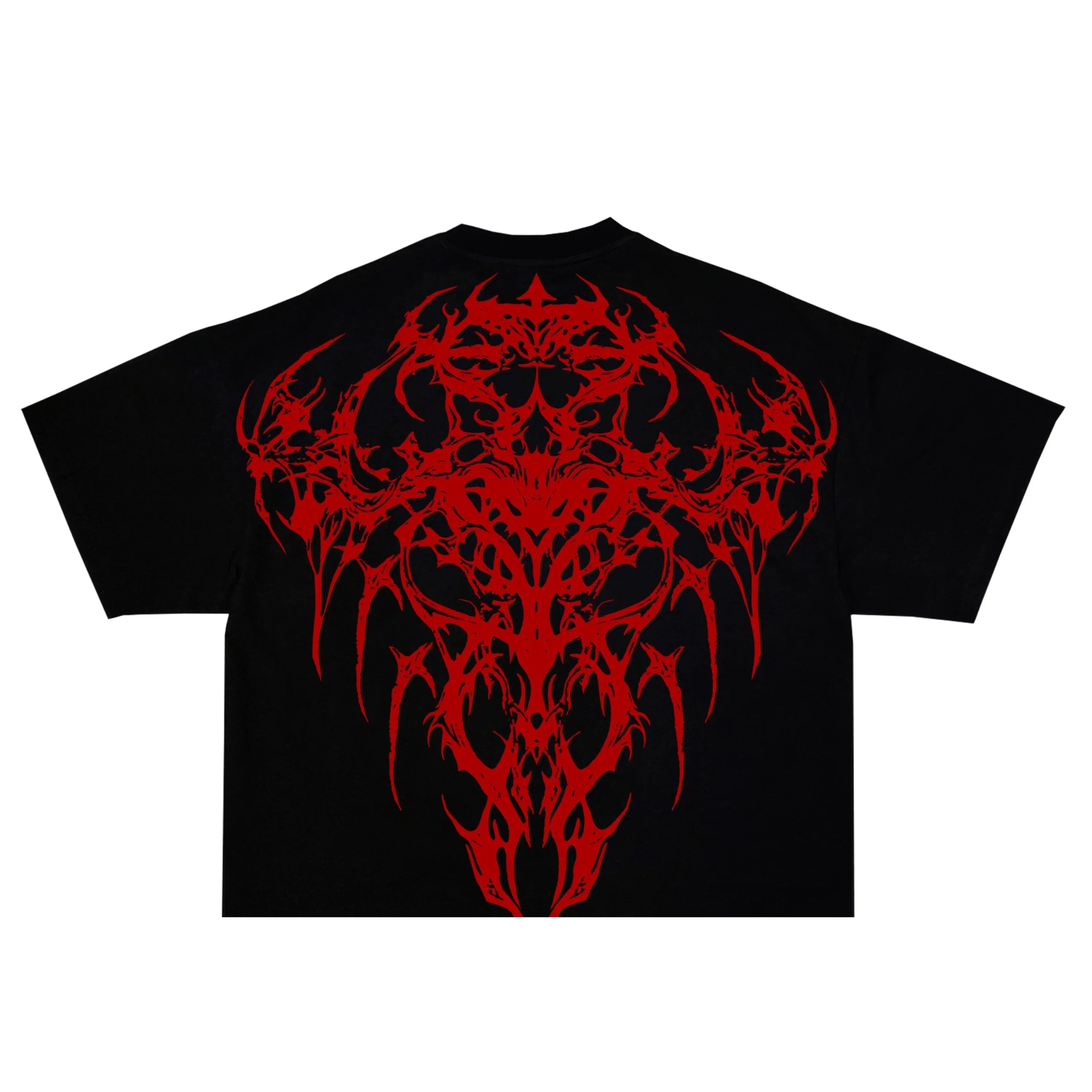 Camiseta Skull Spider Gothic Oversize