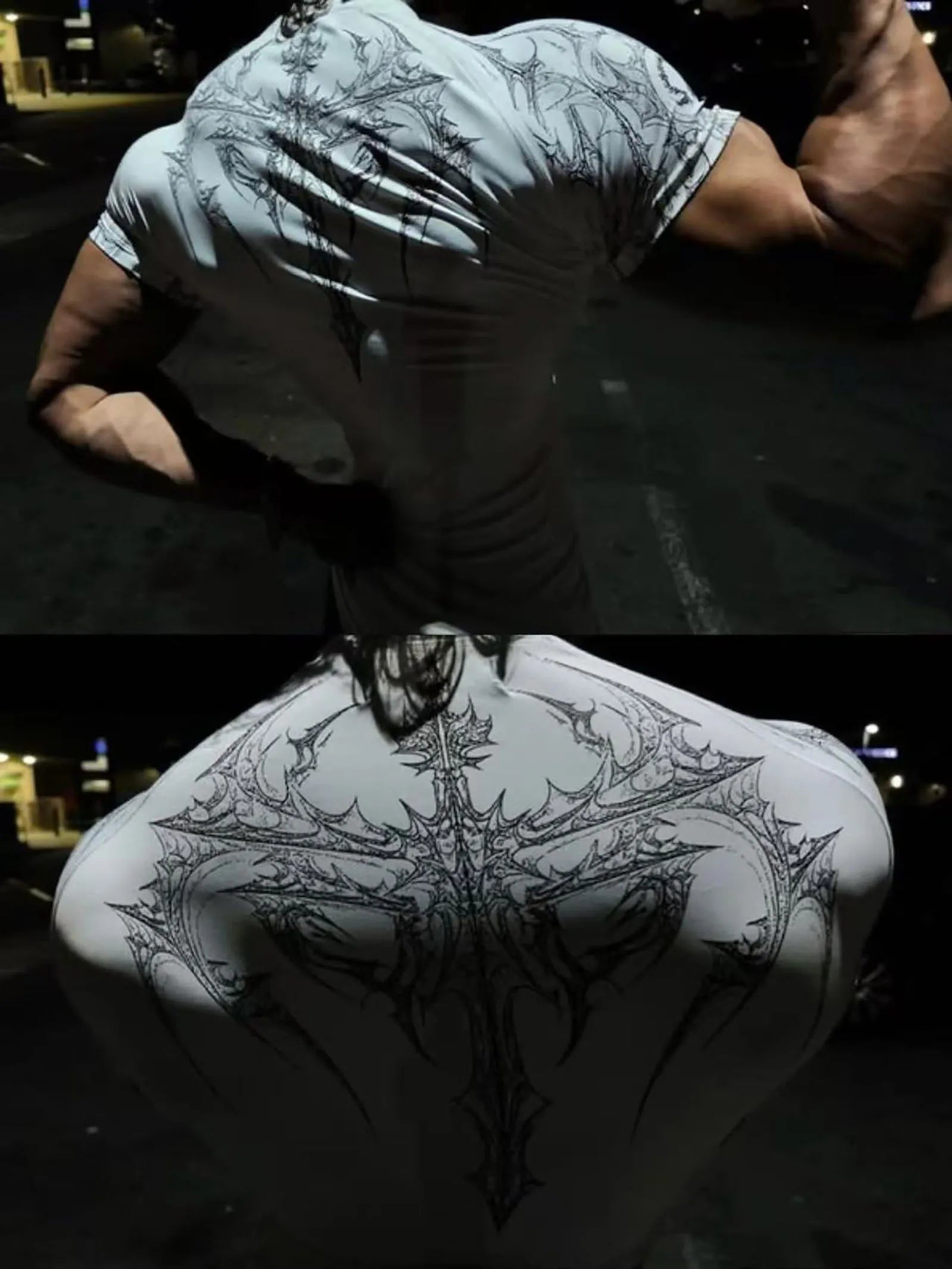 GYM T-shirt Men's Dark Gothic