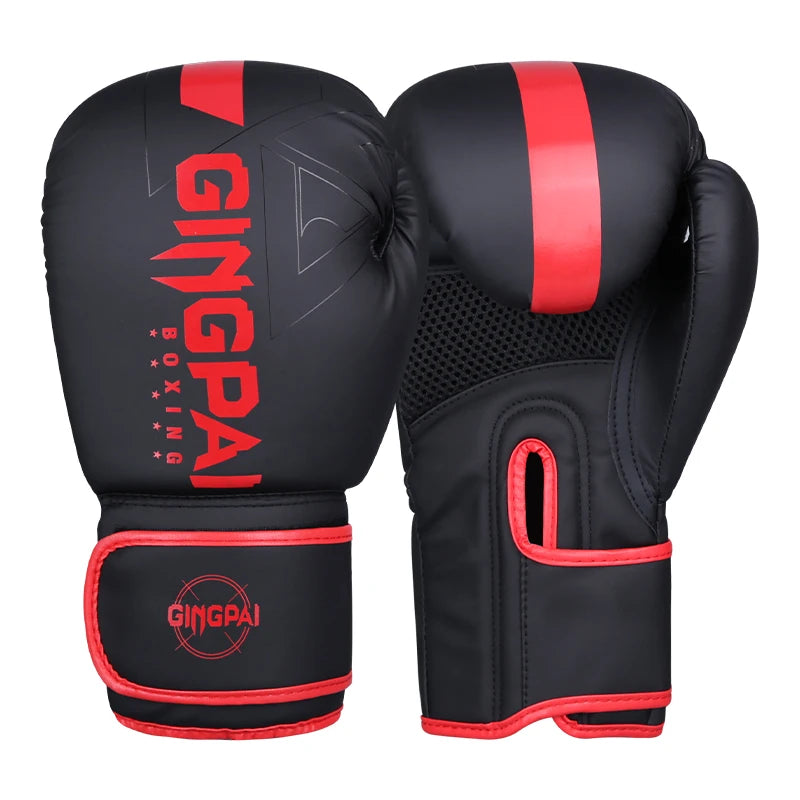 Ginpai guantes de boxeo profesionales (8oz, 10oz, 12oz, 14oz)