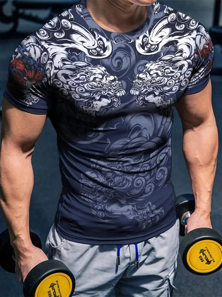 Urban Street Trend T-shirt hombre casualwear