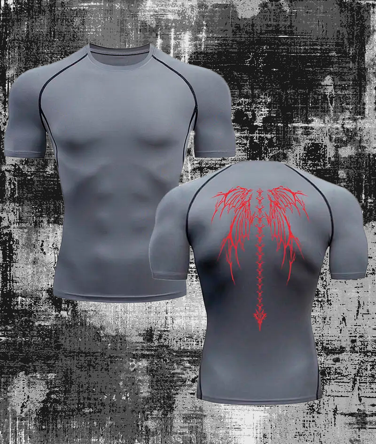 Gothic style training t-shirt