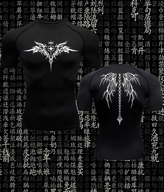 Casual Compression T-Shirt Men's gothic