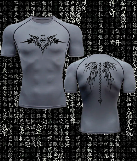 Casual Compression T-Shirt Men's gothic