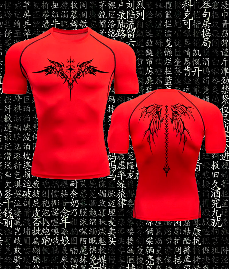 Casual Compression T-Shirt Men's gothic