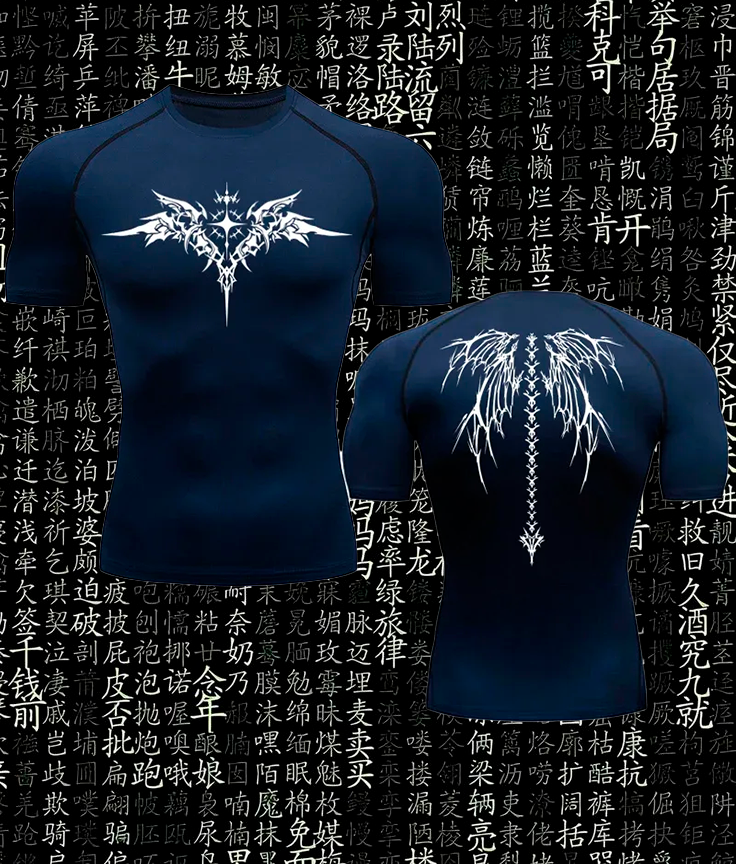 Casual Compression T-Shirt Men's gothic