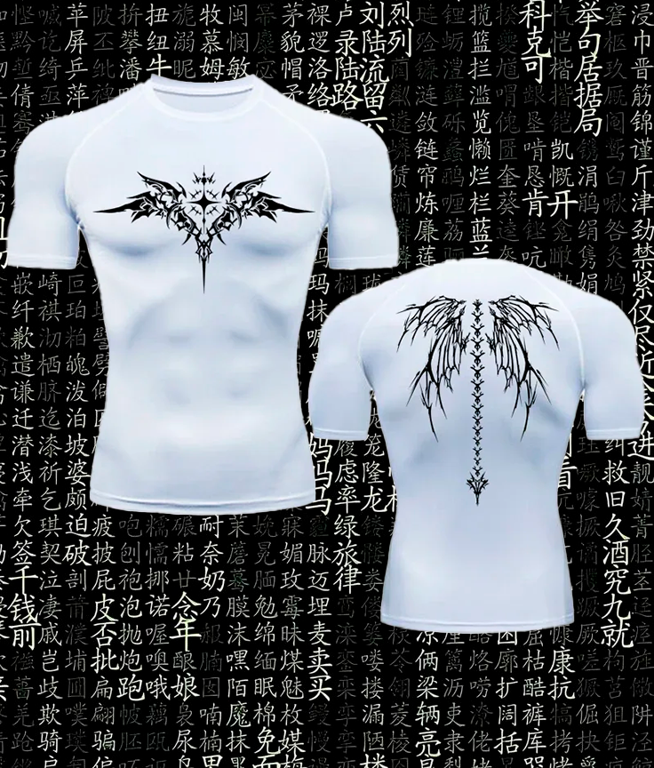 Casual Compression T-Shirt Men's gothic