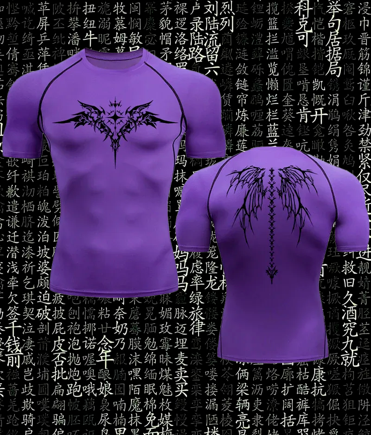 Casual Compression T-Shirt Men's gothic